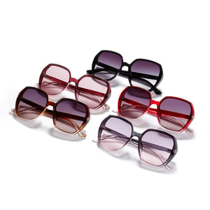 Two color gradient fashion retro sun glasses