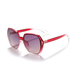 Two color gradient fashion retro sun glasses